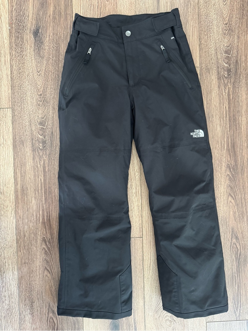 The North Face Youth Ez Grow Insulated Waterproof Snow Pants, Black